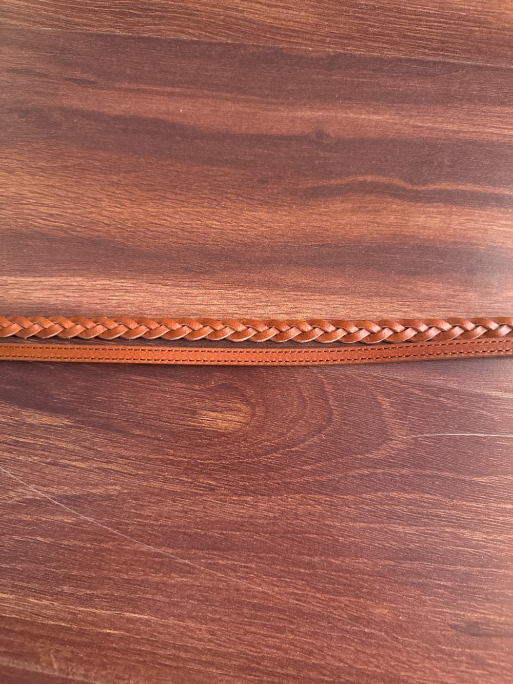 J JILL Double Braided Genuine Leather Belt Size XL - Picture 9 of 9